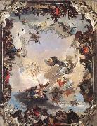 Giambattista Tiepolo Allegory of the Planets and Continents oil painting reproduction